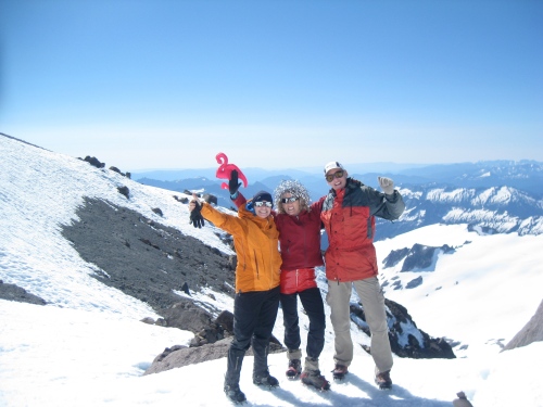 Laurie, Colleen and Clare on top. 